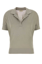 Grey Solid Shirt Collar Polo 1