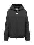 Black Solid Hood Jacket 1