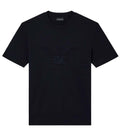 Navy Blue Logo Crew Neck T-Shirt 1