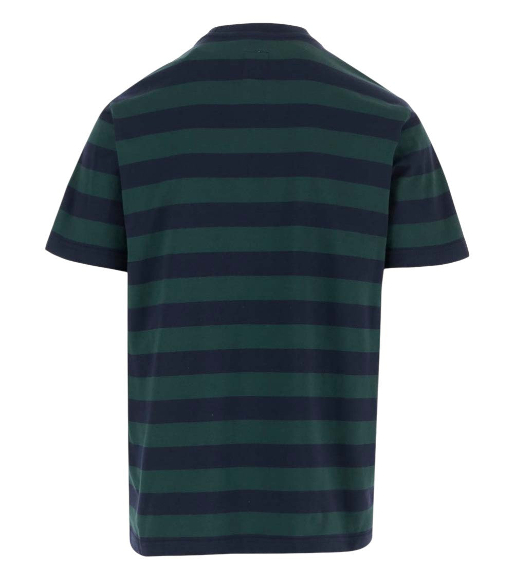Multicolor Stripes Crew Neck T-Shirt 2