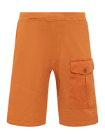 Orange Solid Shorts 1