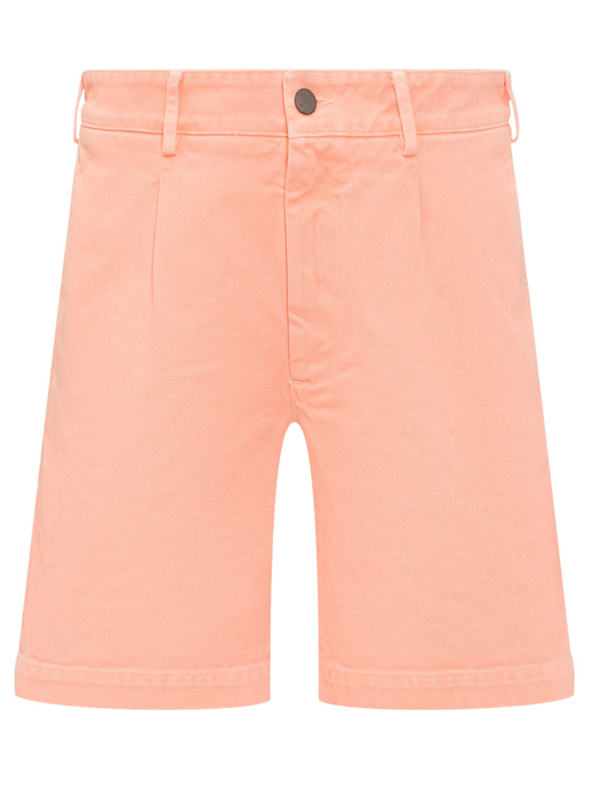 Coral Solid Shorts 1