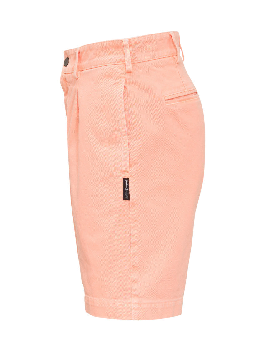 Coral Solid Shorts 2