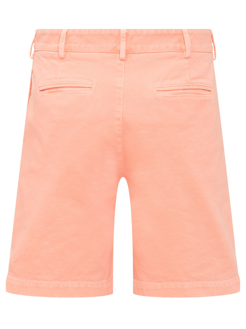 Coral Solid Shorts 3