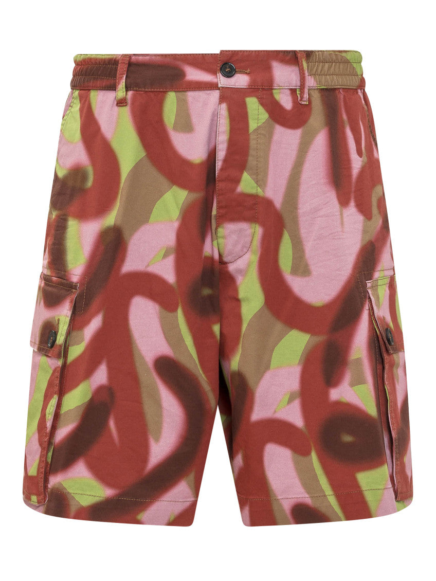 Multicolor Abstract Shorts 1