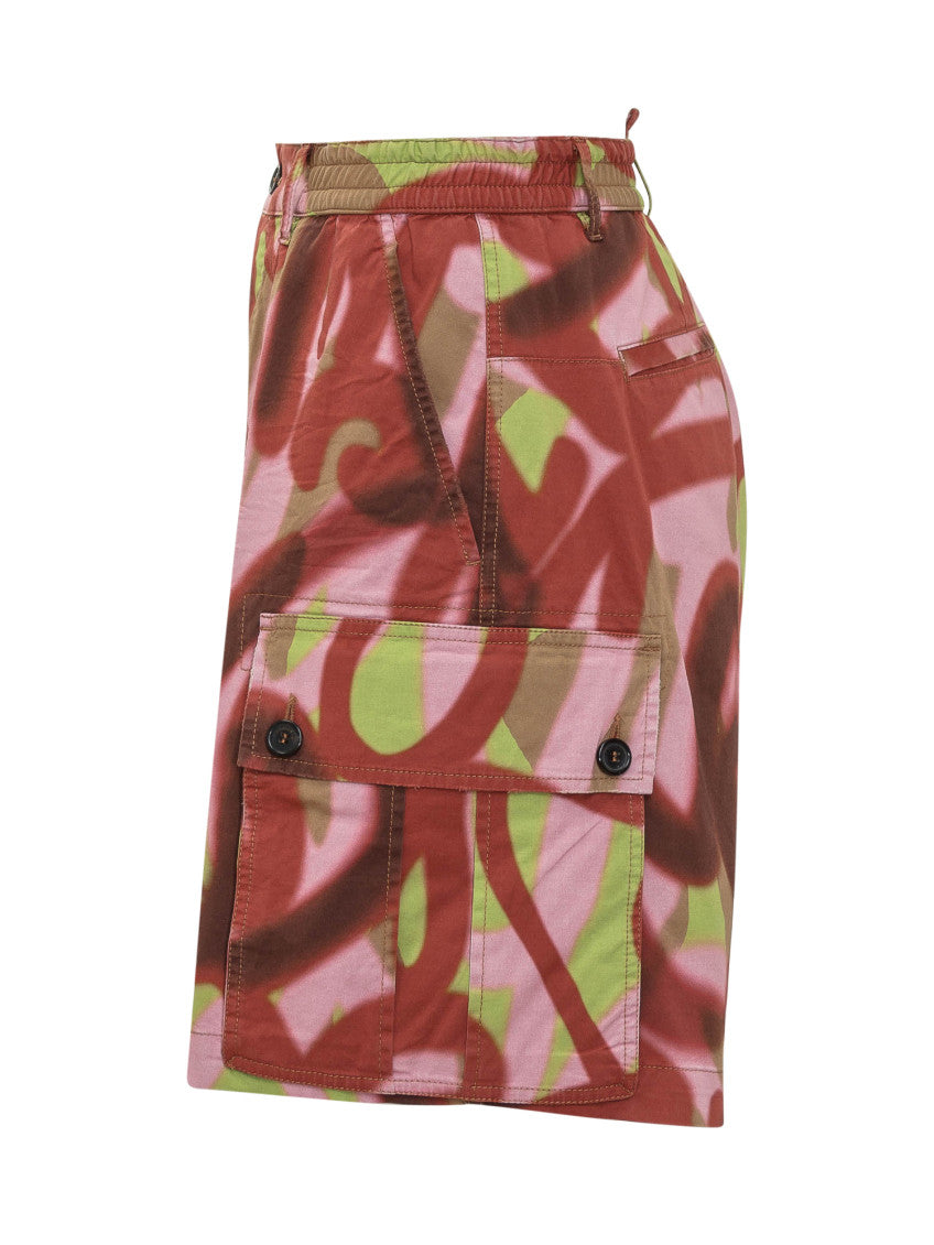 Multicolor Abstract Shorts 2