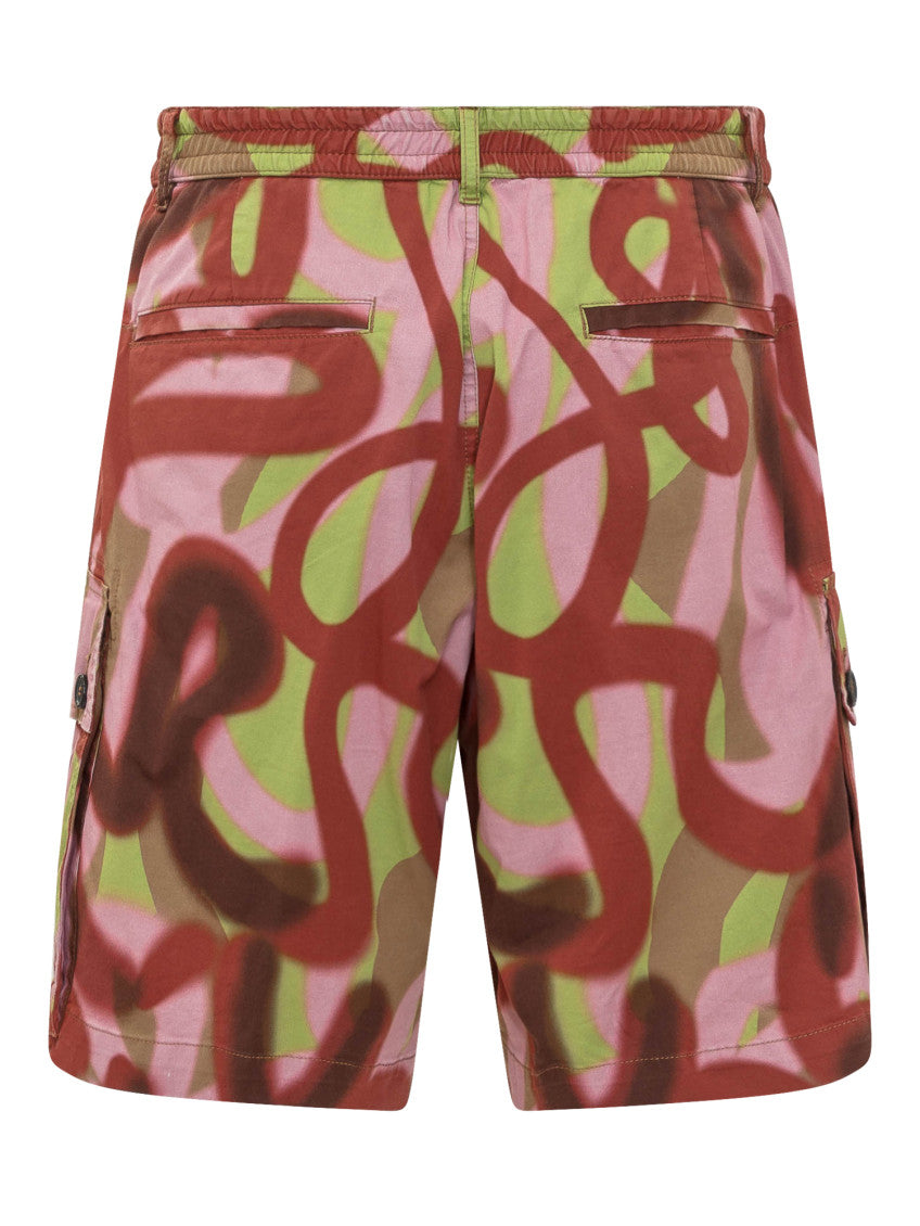 Multicolor Abstract Shorts 3