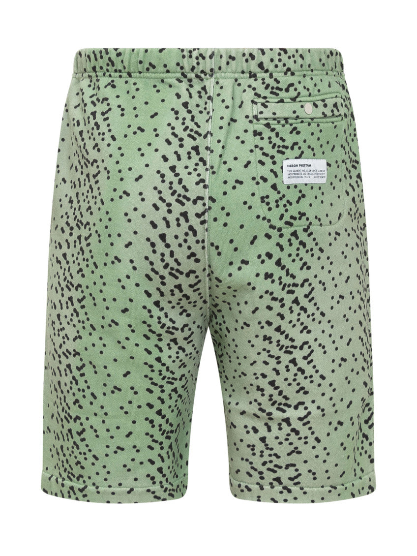 Green Printed Shorts 3