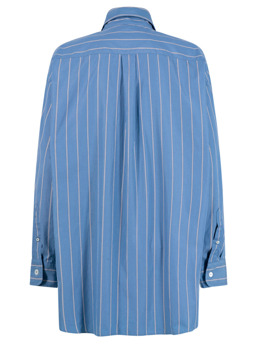 Blue Relaxed Stripes Shirt 2