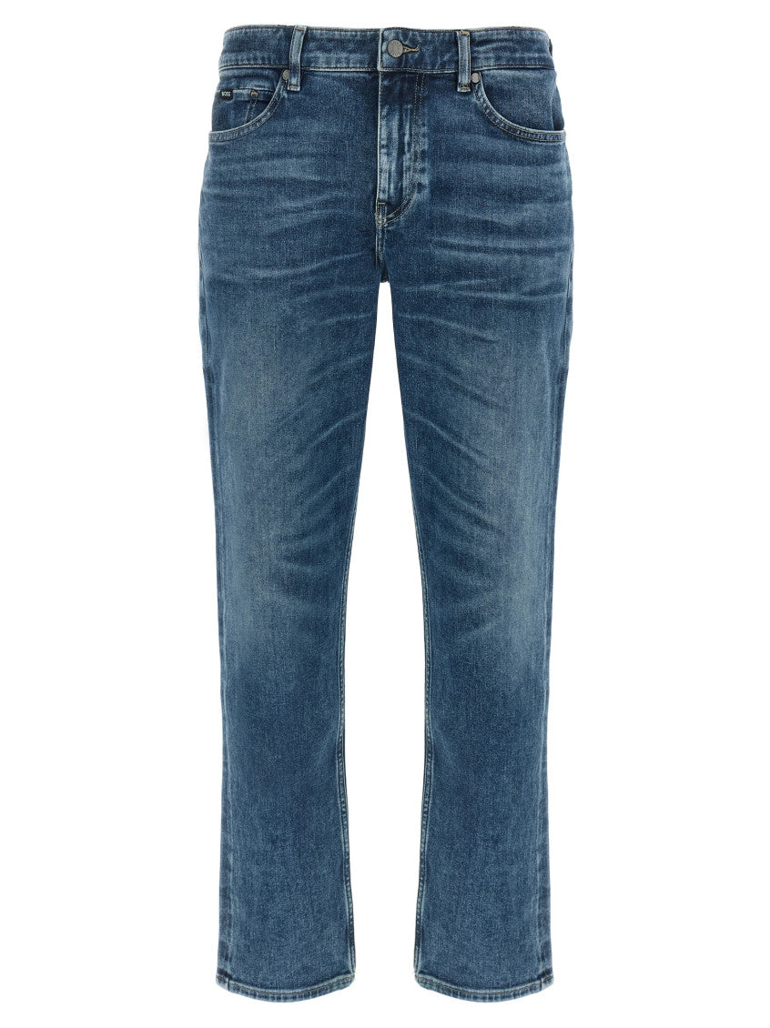 Blue Slim Mid Rise Jeans 1