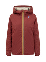 Red Solid Hood Jacket 1