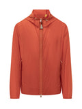 Orange Solid Hood Jacket 1