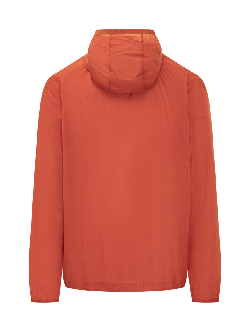 Orange Solid Hood Jacket 4