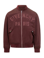 Red Logo Mandarin Collar Jacket 1