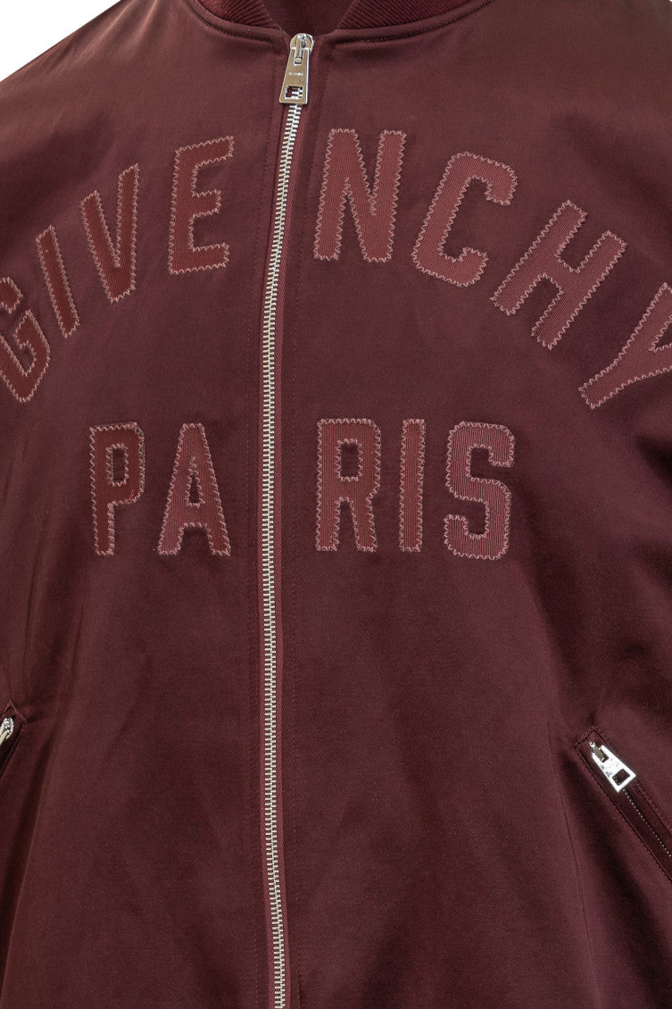 Red Logo Mandarin Collar Jacket 3