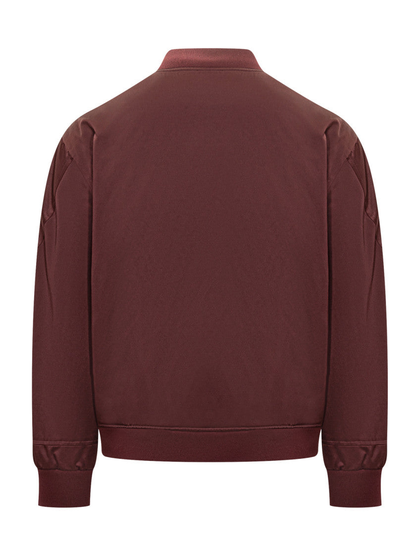 Red Logo Mandarin Collar Jacket 4