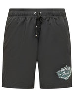 Black Logo Swimwear 1