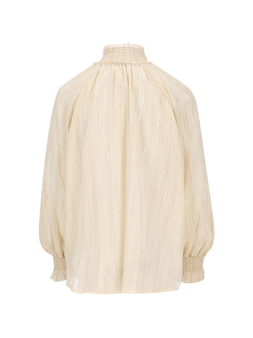 Beige Regular Stripes Shirt 2