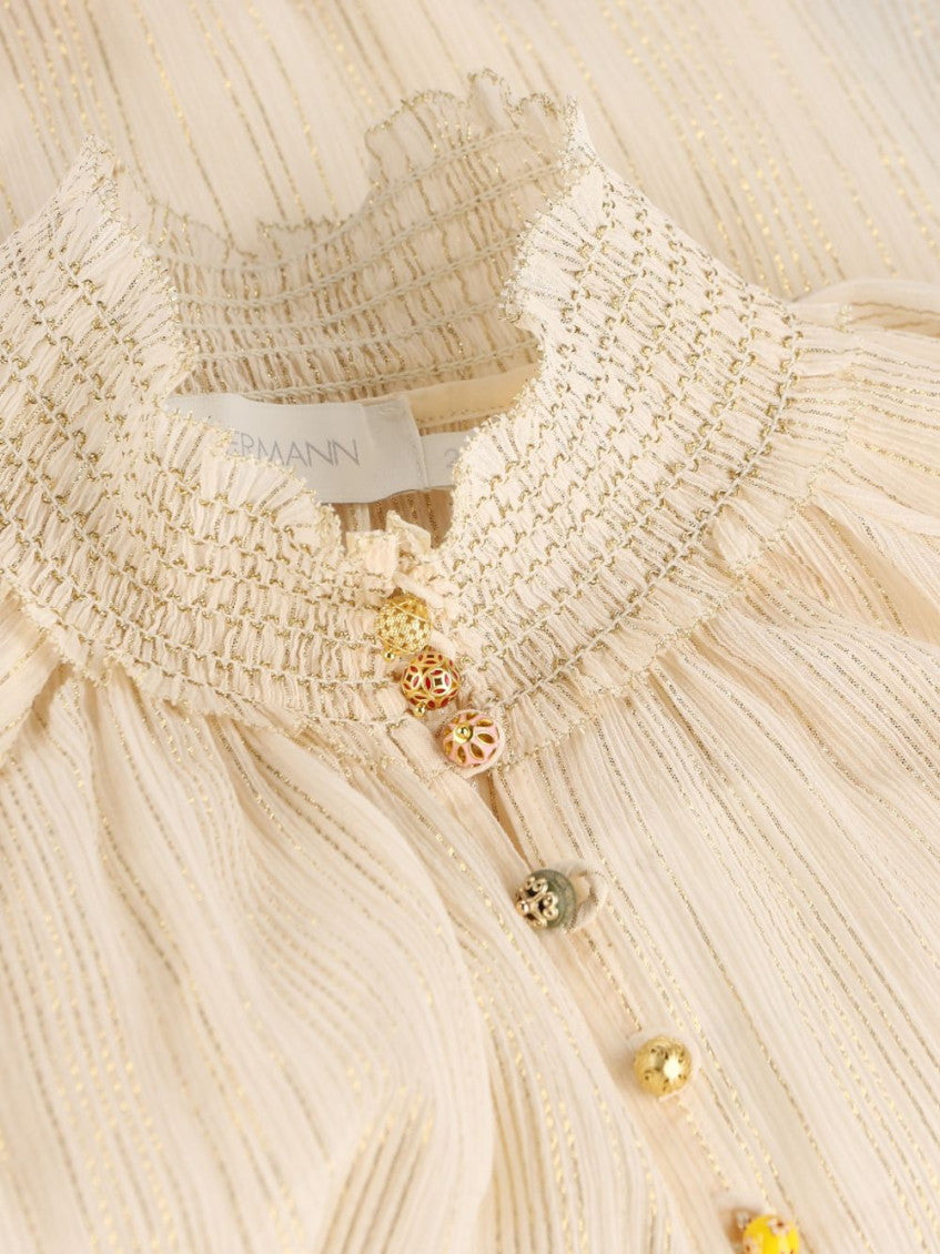 Beige Regular Stripes Shirt 4