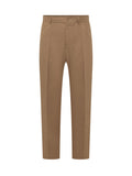 Brown Flat Front Pants 1