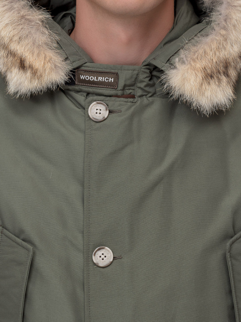 Green Solid Hood Jacket 2