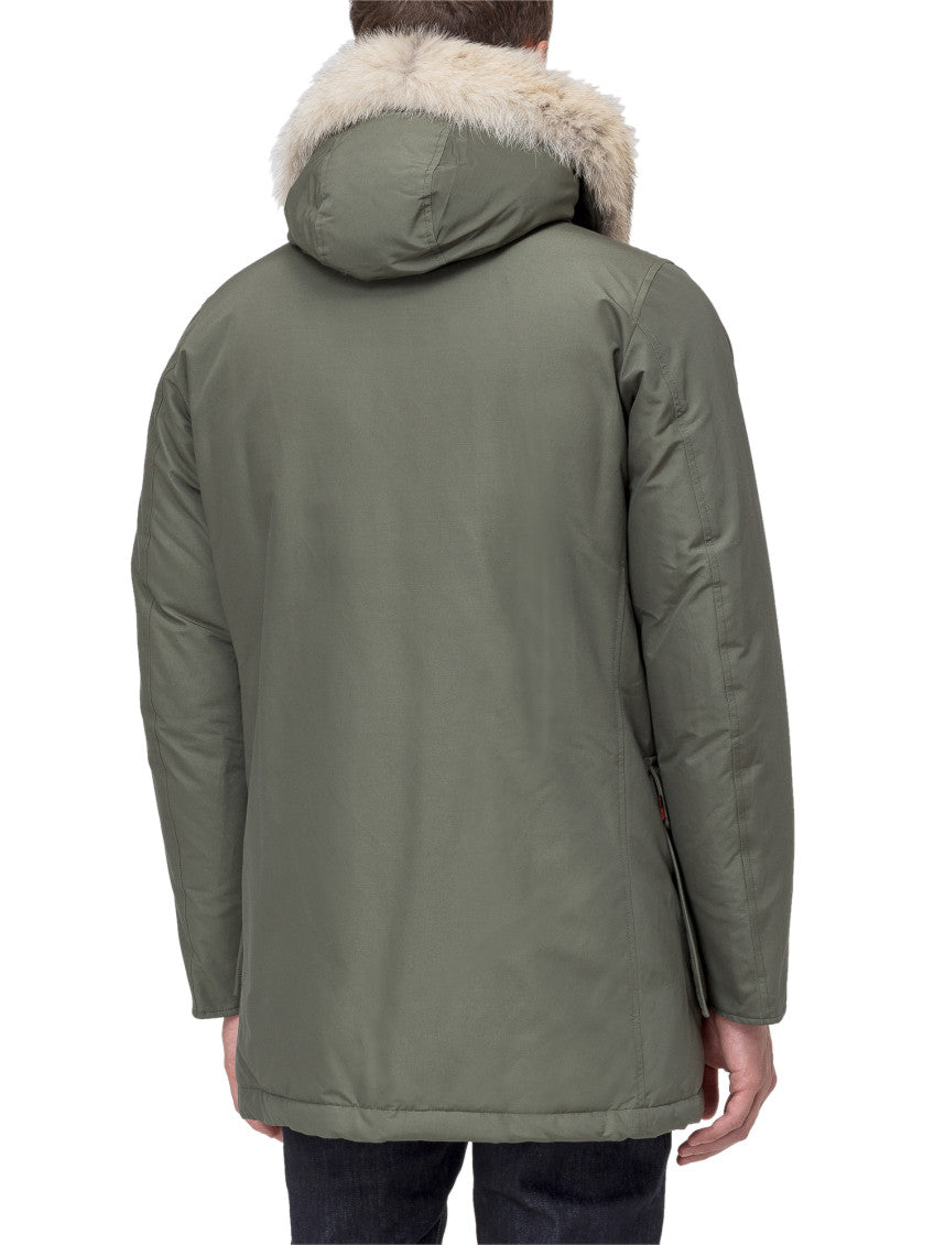 Green Solid Hood Jacket 3