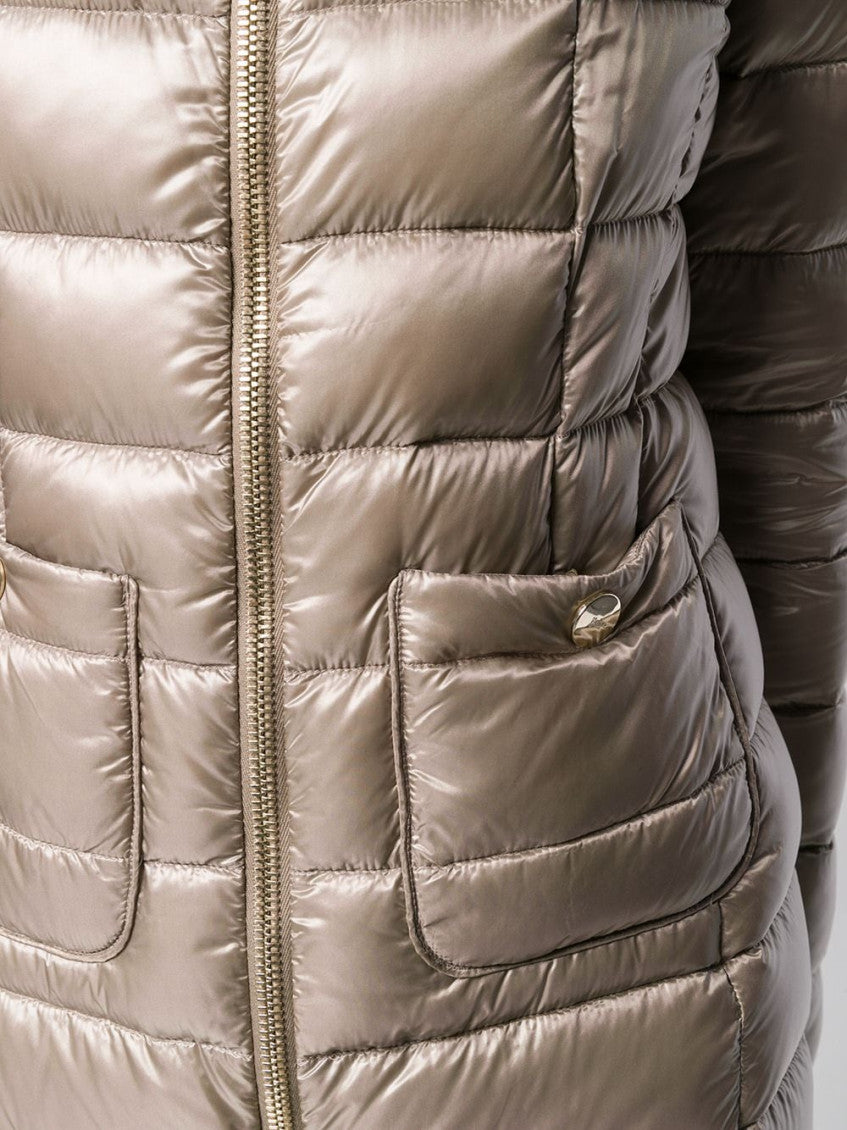 Grey Maria midi down jacket 5
