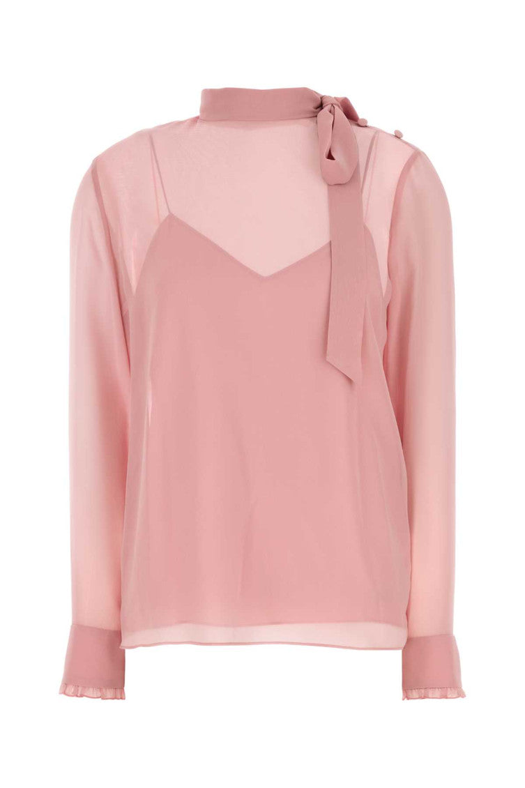 Light Pink Crepe Blouse 1