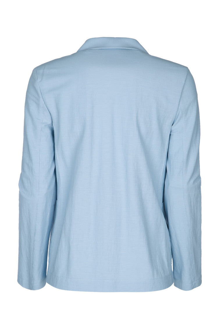 Light Blue Single Breasted Blazer 2