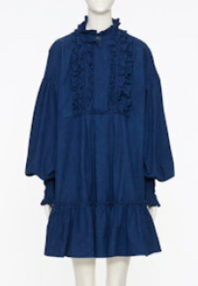 Dark Blue Denim Dress 1