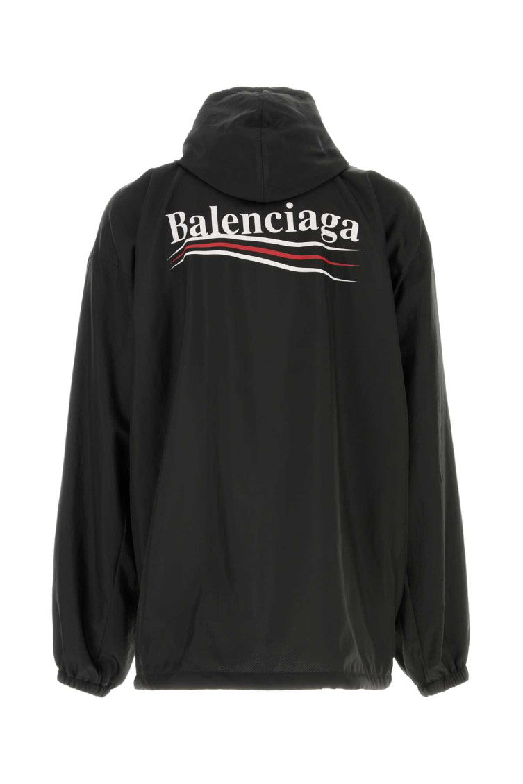 Black Logo-print Hooded Jacket 2