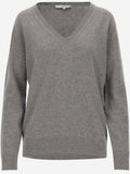 Grey V-neck Pullover 1