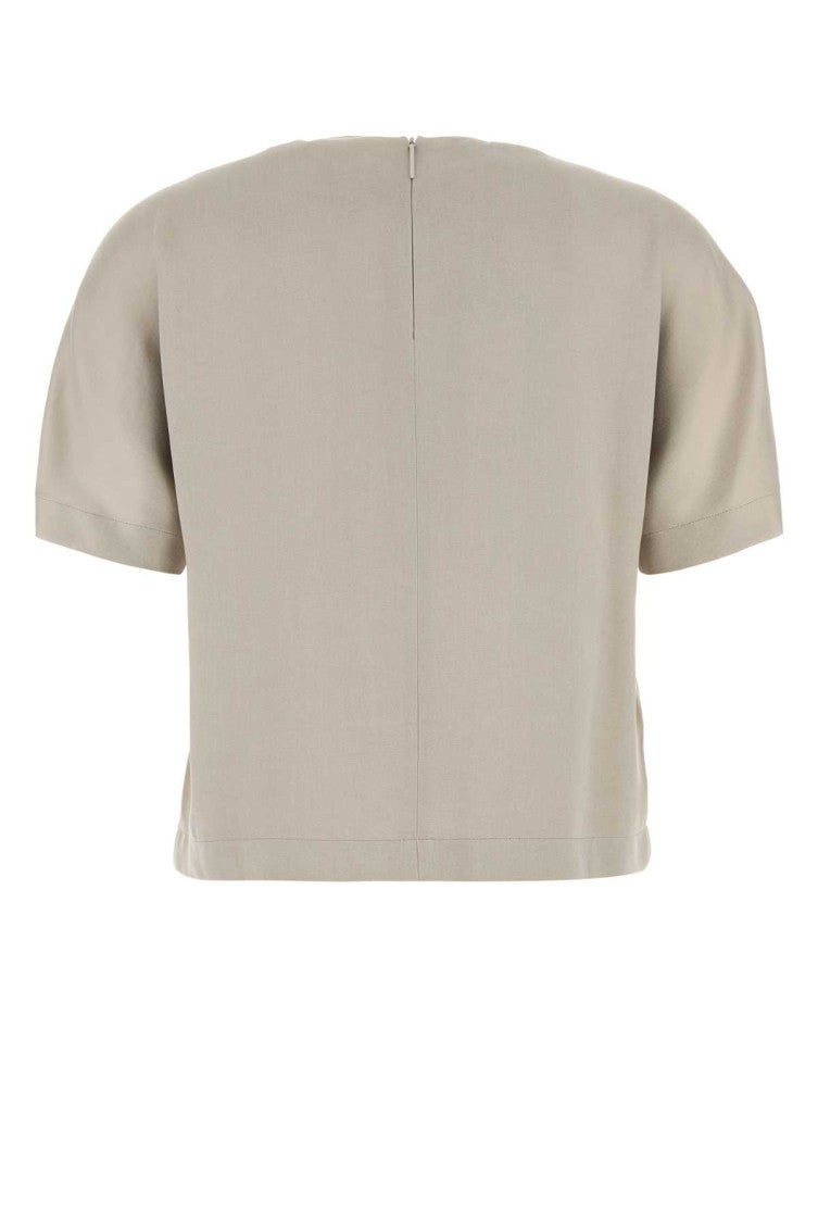 Grey Satin T-Shirt 2