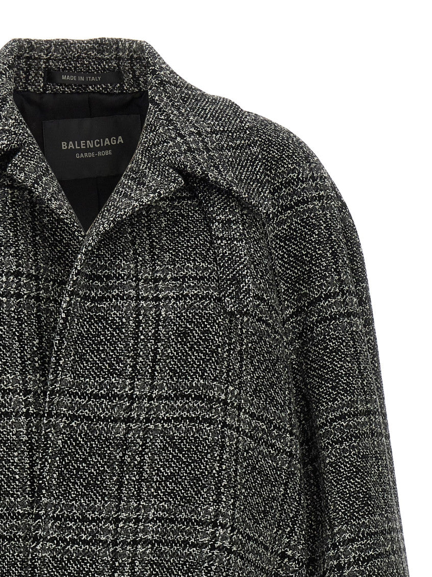 Black One Layer Coat 3