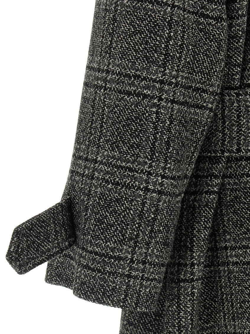 Black One Layer Coat 4