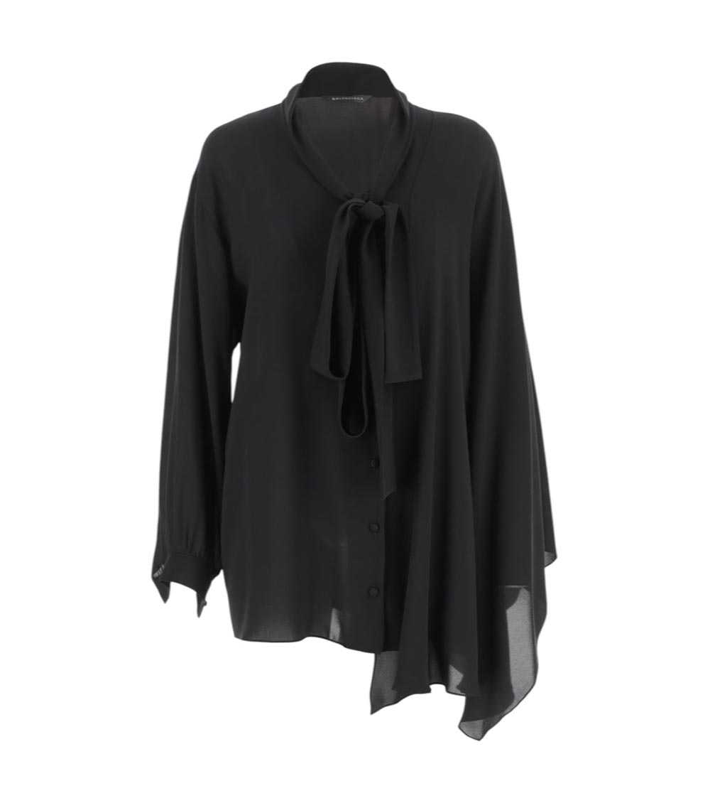 Black Silk Top 1