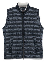 Blue Nylon Vest 1