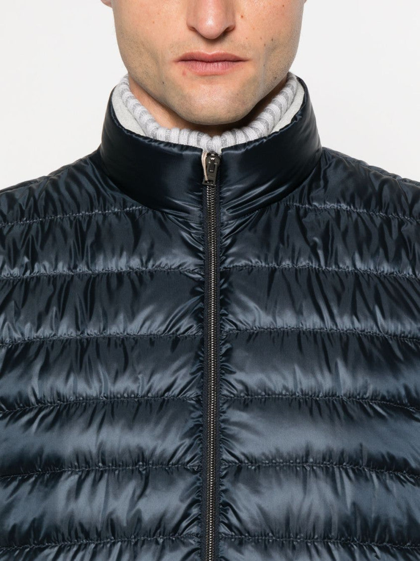 Blue Nylon Vest 2