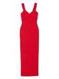 Red Nalani V-neck Maxi Dress 1