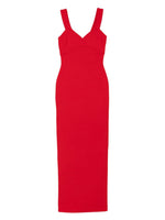 Red Nalani V-neck Maxi Dress 1