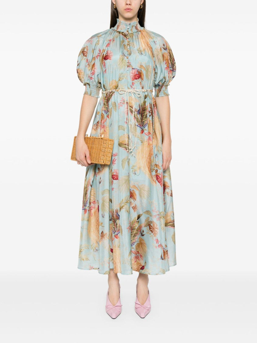 Light Blue Maxi swing dress 2