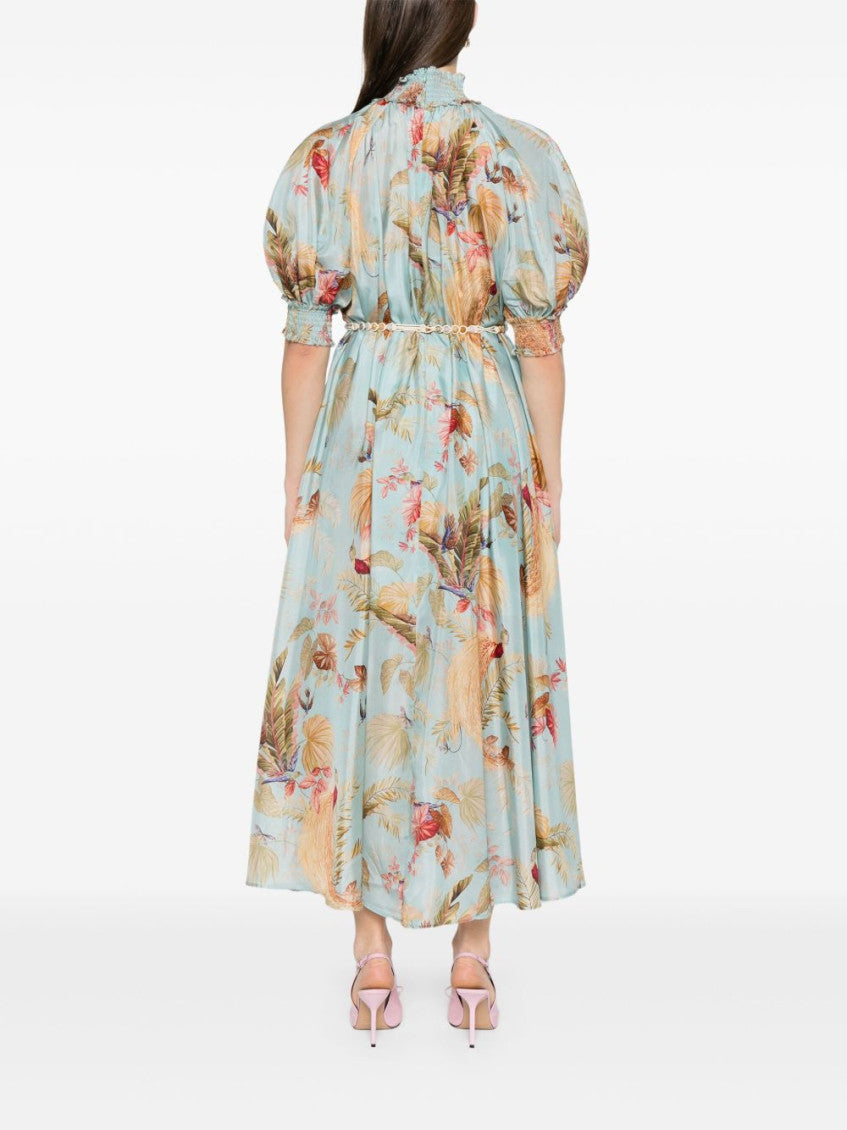 Light Blue Maxi swing dress 4