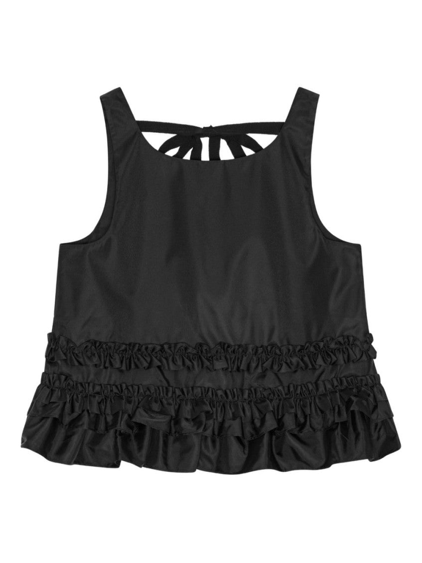 Black Ruffled Top 1