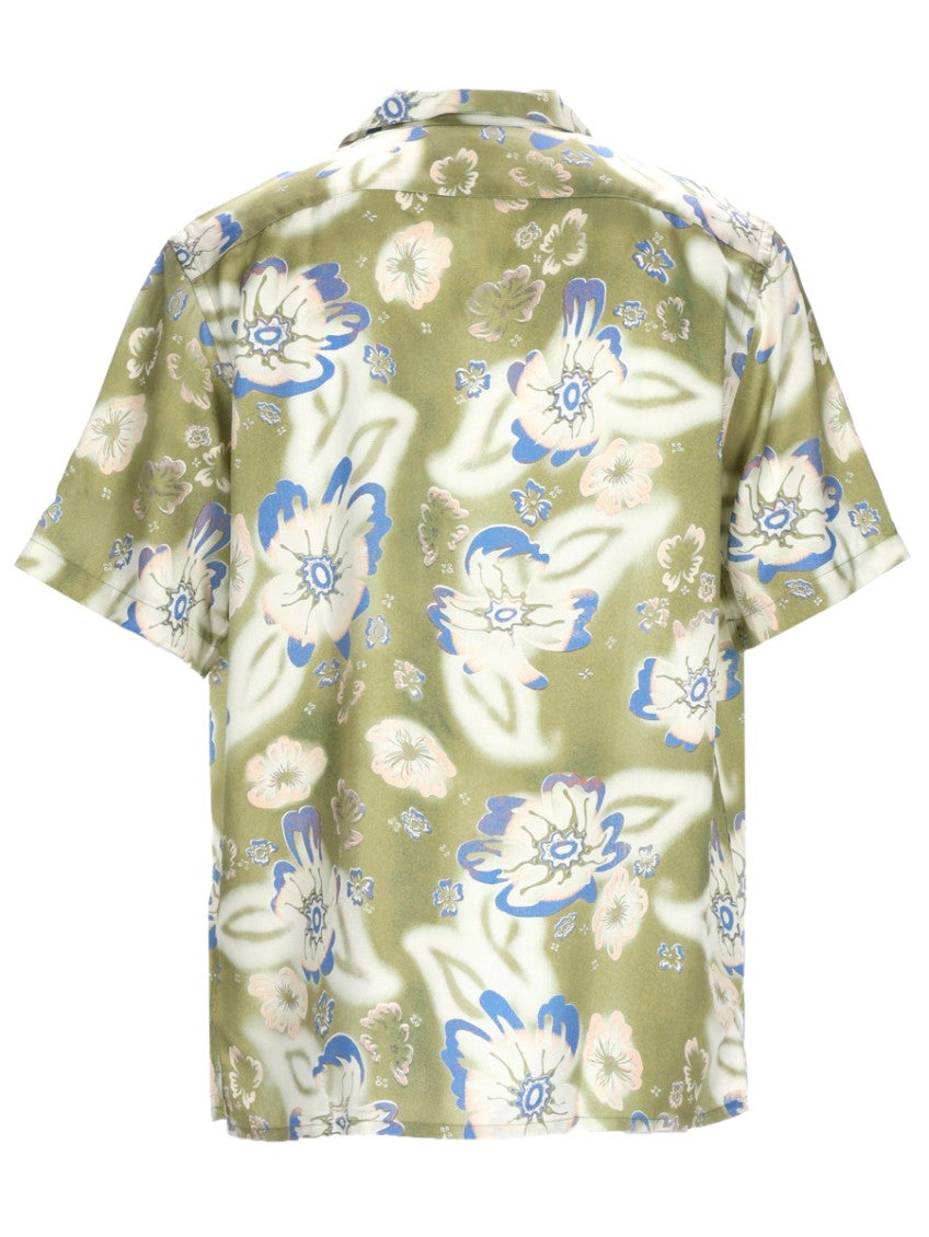 Green Relaxed Floral Shirt 3