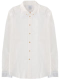 White Tailored Solid Shirt 1