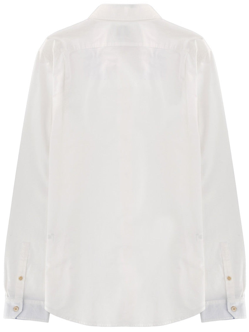 White Tailored Solid Shirt 5