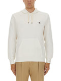 White Logo Regular Hoodie 1