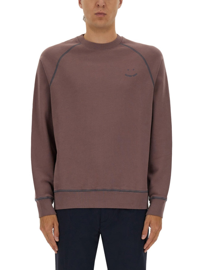 Purple Crew Neck Sweatshirt 1