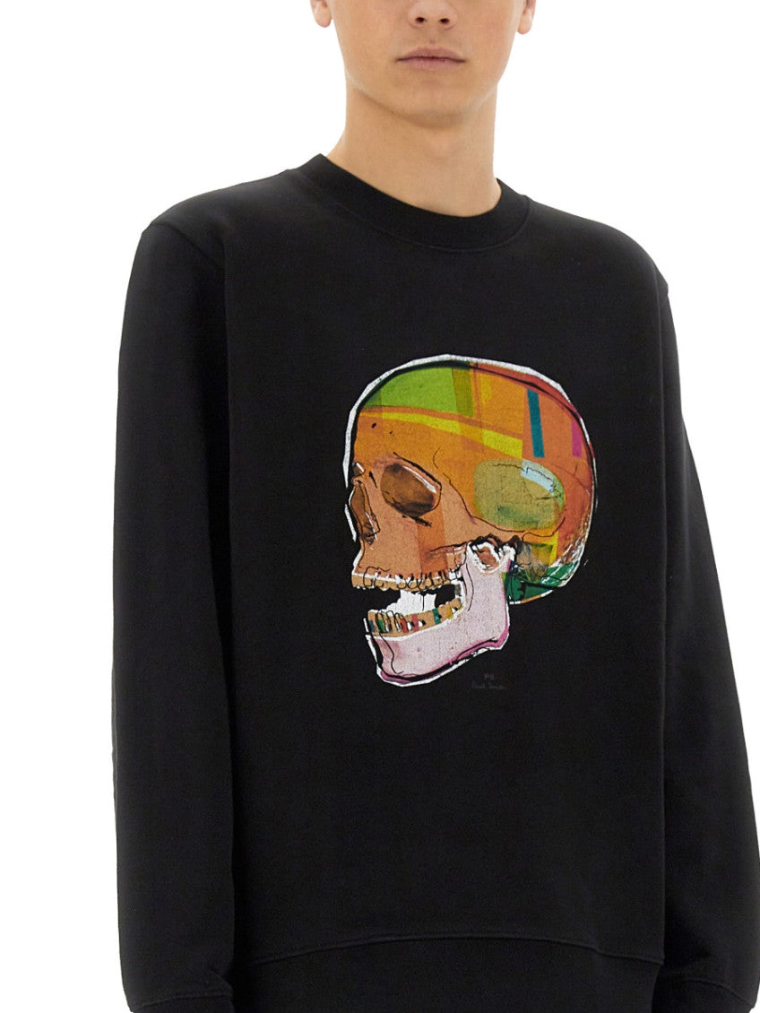 Black Regular Graphic Sweatshirt 4