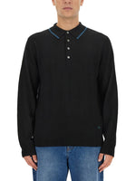 Black Shirt Collar Polo 1